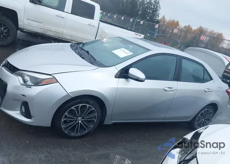2014 Toyota Corolla S Plus z USA, uszkodzony, nr VIN 2T1BURHE9EC020018